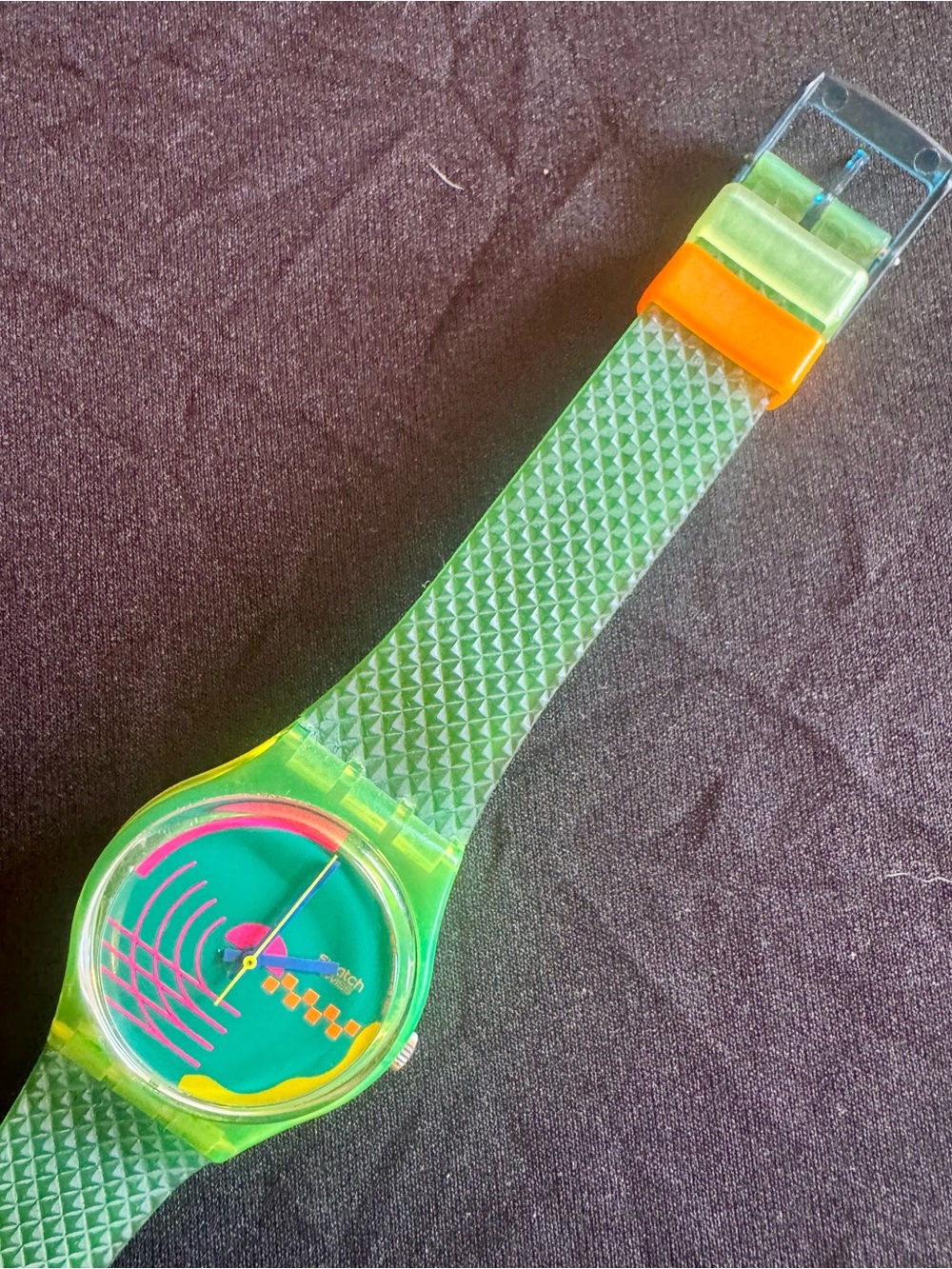 vintage 1990 Swatch "Honor Ride" (GJ104) MINT